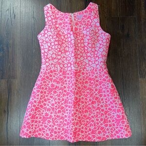 Lilly Pulitzer fiesta pink Percy Dress SZ 14
